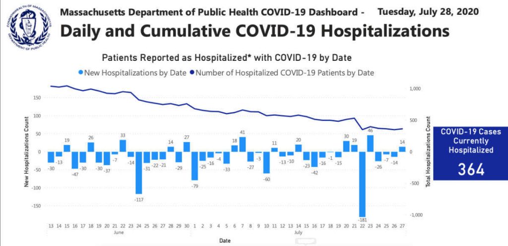 Daily and Cumulative COVID-19 Hospitalizations