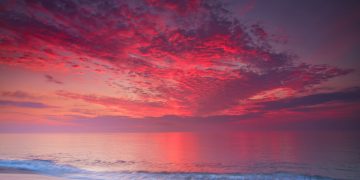 Wow sunrise over nauset beach, Orleans, Massachusetts. FREE Cape Cod News.