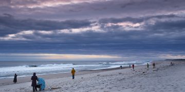 People on the beach, Cape Cod, Massachusetts
